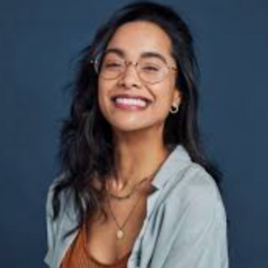 Portrait of Maria, an international student.