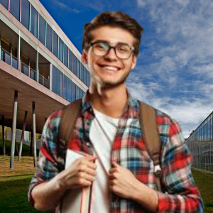 Portrait of Jean-Luc, an engineering student.