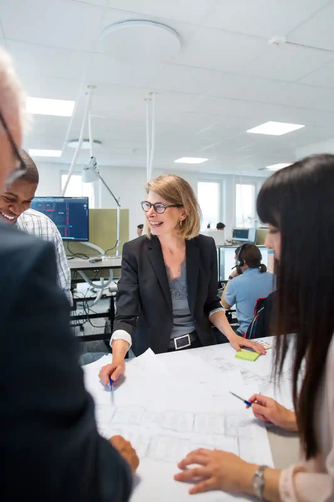 Wind turbine in an alpine landscape.
